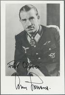 Ansichtskarten: Propaganda:  Adolf Galland Originalunterschrift Auf Foto - Parteien & Wahlen