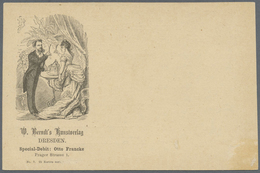 Ansichtskarten: Vorläufer: 1876 Ca., "DESDEN W. Brandt's Kunstverlag", Ungebraucht Mit Leichten Haft - Non Classificati
