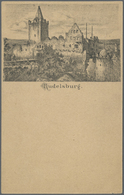 GA Ansichtskarten: Vorläufer: 1879 Ca., RUDELSBURG, Vorläuferkarte 5 Pf. Lila Als Privatganzsache, Unge - Ohne Zuordnung