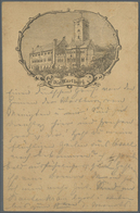 GA Ansichtskarten: Vorläufer: 1880, WARTBURG, Vorläuferkarte 5 Pf. Lila Als Privatganzsache Mit K1 WART - Non Classés