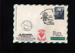 Austria / Oesterreich 1975 Ballonpost Interesting Cover - Balloon Covers