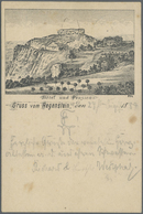 Ansichtskarten: Vorläufer: 1884, Gruss Vom Regenstein, Hotel Und Pension, Vorläuferkarte Mit Bahnpos - Non Classificati