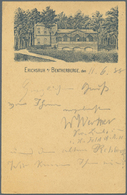 Ansichtskarten: Vorläufer: 1888, Hannover Erichsruh A. Bentherberge, Vorläuferkarte Mit K1 HANNOVER- - Ohne Zuordnung
