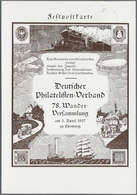 Ansichtskarten: Motive / Thematics: DT. PHILATELISTEN-VERBAND: 1927, "78. Wanderversammlung Zu CHEMN - Autres & Non Classés