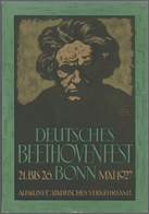 Ansichtskarten: Nordrhein-Westfalen: BONN, Deutsches Beethovenfest Mai 1927, Sign. Carl Nonn Bonn, U - Andere & Zonder Classificatie