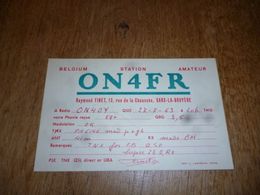 BC10-2-0-3 Carte Radio Amateur Frameries Sars La Bruyère R Finet - Other & Unclassified