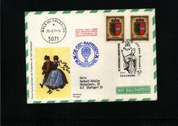 Austria / Oesterreich 1977 Ballonpost Interesting Cover - Balloon Covers