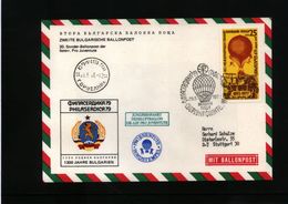 Austria / Oesterreich - Bulgarien 1979 Ballonpost Interesting Cover - Balloon Covers