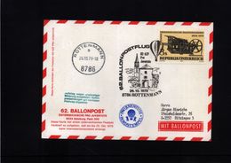 Austria / Oesterreich 1979 Ballonpost Interesting Cover - Balloon Covers