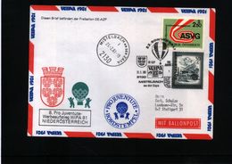 Austria / Oesterreich 1981 Ballonpost Interesting Cover - Balloon Covers