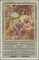 Ansichtskarten: Motive / Thematics: WELTAUSSTELLUNGEN / 1913 GENT, Kleine Partie Mit Knapp 100 Histo - Autres & Non Classés