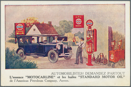 Ansichtskarten: Motive / Thematics: WERBUNG / REKLAME, Automobile Und Kraftstoffe, Eine Schöner Best - Autres & Non Classés