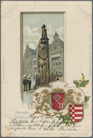 Ansichtskarten: Deutschland: 1900/1945, Sammlung Von Ca. 640 Karten In 2 Alten Postkarten-Alben Mit - Andere & Zonder Classificatie