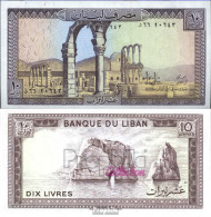 Libanon Pick-Nr: 63f Bankfrisch 1986 10 Livres - Liban