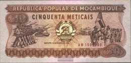 Mosambik Pick-number: 129b Uncirculated 1986 50 Meticais - Moçambique