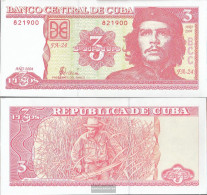 Cuba Pick-number: 127a Uncirculated 2004 3 Pesos - Cuba