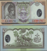 Nepal Pick-number: 54 Uncirculated 2005 10 Rupees - Népal