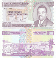 Burundi Pick-Nr: 44b (01.09.2011) Bankfrisch 2011 100 Francs - Burundi