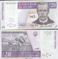 Malawi Pick-Nr: 52d Bankfrisch 2009 20 Kwacha - Malawi