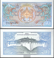 Bhutan Pick-number: 12b Uncirculated 1990 1 Ngultrum - Bhután