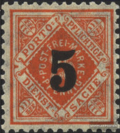 Württemberg D185 Unmounted Mint / Never Hinged 1923 Numbers In Diamond - Postfris