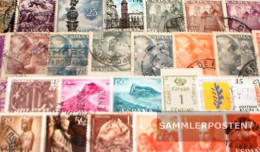 Spain 100 Different Stamps - Collections