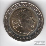 Monaco MON 9 2002 Stgl./unzirkuliert Stgl./unzirkuliert 2002 Kursmünze 2 Euro - Monaco