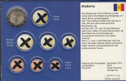 Andorra AND 9 2014 Stgl./unzirkuliert Stgl./unzirkuliert 2014 2 Euro Kursmünze - Andorra