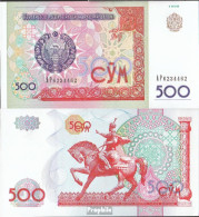 Usbekistan Pick-Nr: 81 Bankfrisch 1999 500 Sum - Uzbekistan