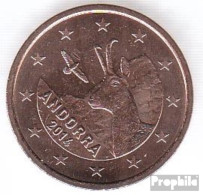 Andorra AND 3 2014 Stgl./unzirkuliert Stgl./unzirkuliert 2014 5 Cent Kursmünze - Andorra