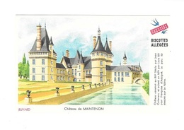 Buvard  Ville, Marque  Alimentaire  Biscottes  GREGOIRE  Château  De  MAINTENON  ( 283 ) - Collections, Lots & Series