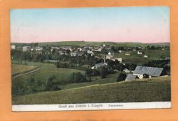 Gruss Aus Zoeblitz I Erzgeb Germany 1907 Postcard - Zöblitz