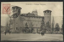 ITALIA REGNO ITALY KINGDOM CARTOLINA PALAZZO MADAMA TORINO CENT. 2 STEMMA SABAUDO POST CARD - Palazzo Madama