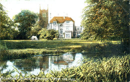 BEDS - BLUNHAM CHURCH AND RECTORY FROM THE IVEL 1906 Bd287 - Sonstige & Ohne Zuordnung