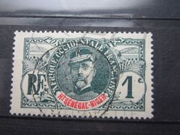VEND BEAU TIMBRE DU HAUT-SENEGAL ET NIGER N° 1 , OBLITERATION " KAYES " !!! - Used Stamps