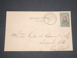 ARGENTINE - Entier Postal ( Illustré Bateau De Guerre Au Verso ) En 1901 Pour Quidad - L 12964 - Enteros Postales