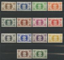 WALLIS FUTUNA 1944 N° 133/146 ** Neufs MNH Superbes  Cote 12,10 € Série De Londres France Libre - Unused Stamps