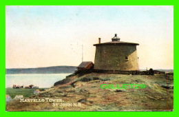 ST JOHN, NEW BRUNSWICK - MARTELLO TOWER -  TRAVEL IN 1908 - 3/4 BACK - W. G. MACFARLANE PUB. - - St. John