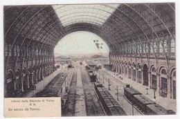 Italie  - Interno Della Stazione Di Torino - Un Saluto Da Torino - Transports