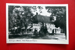 Ettlingen - Baden - Hotel Restaurant Erbprinz - Echtfoto - Kleinformat AK Nicht Gel. - Karlsruhe Gastronomie - Ettlingen