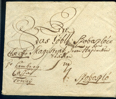 AUSTRIA POLAND 1785. Decorative Postmark From Polish Territory To Szoboszló , Hungary - ...-1850 Prephilately