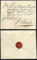 89295 1787. Dekoratív Bélyeg Előtti Levél  Szoboszlóra Küldve, érdekes Magyar Nyelvű Tartalommal, Woschitz Ferencz - ...-1867 Prephilately