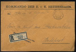 POLAND Austria WW1 Registered Letter To EP Radom Sent To Budapest - Covers & Documents