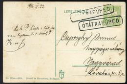 89409 TÁTRA 1916. Képeslap, Szép Pályaudvari Bélyegzéssel - Used Stamps