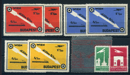 89472 AVIATIKA  LEVÉLZÁRÓK, Kis Tétel - Unused Stamps
