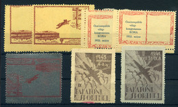 89477 AVIATIKA  LEVÉLZÁRÓK, Kis Tétel - Unused Stamps