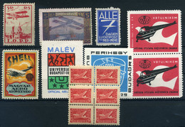 89478 AVIATIKA  LEVÉLZÁRÓK, Kis Tétel - Unused Stamps