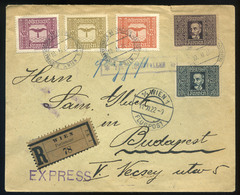 AUSTRIA 1922. Express-recommended Aerial Letter To Budapest - Andere & Zonder Classificatie