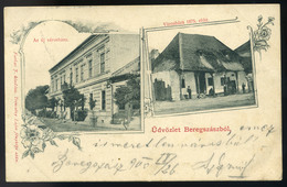 89410 BEREGSZÁSZ 1900. Régi Képeslap - Hungary