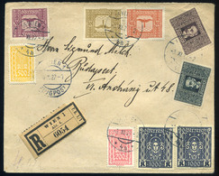 AUSTRIA 1922.11.04. Decorative, Recommended Aerial Letter Sent To Budapest - Andere & Zonder Classificatie